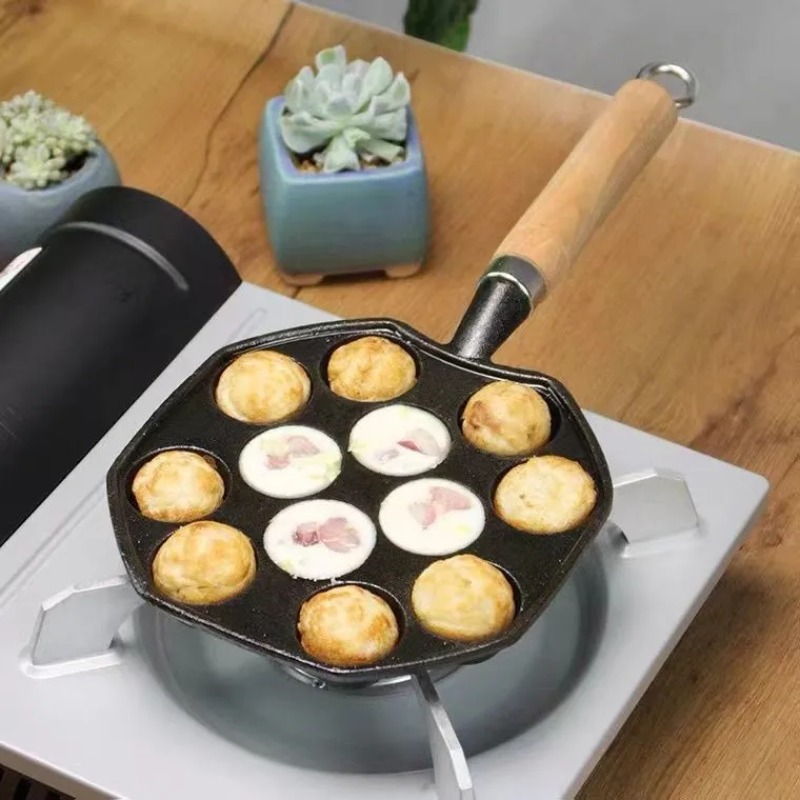 Kitchen Baking Brush - 베이킹 타코야키 팬 14 홀 선물,