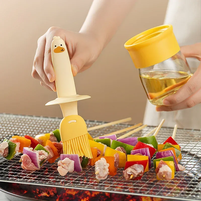 Kitchen Baking Brush - 주방용 실리콘 오일병 베이킹 그릴 오일