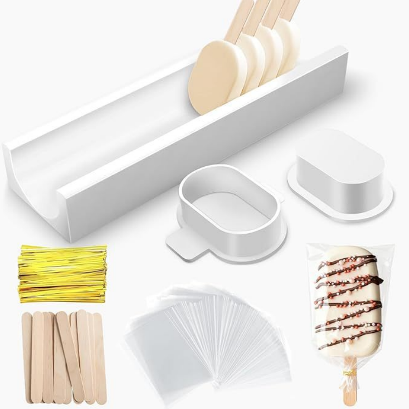 Kitchen Baking Trays - 케이크팝 몰드 세트(트레이 포함) 논스틱 재사용