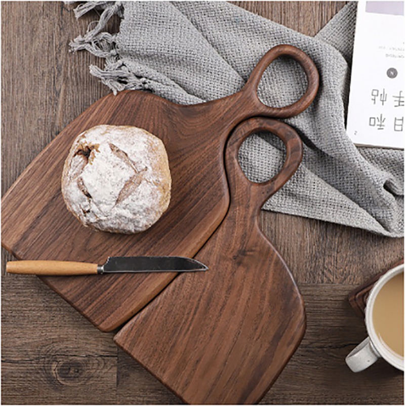 Kitchen Baking Trays - 검은 호두 단단한 도마 나무 트레이