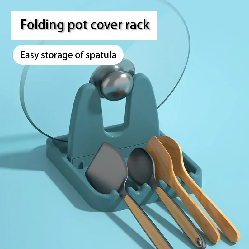 Kitchen Baking Pan Organizer - 접이식 냄비 뚜껑 랙 스탠드 주방
