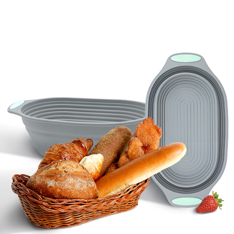 Kitchen Baking Tools - 1PC 실리콘 접이식 바네통 빵 발효
