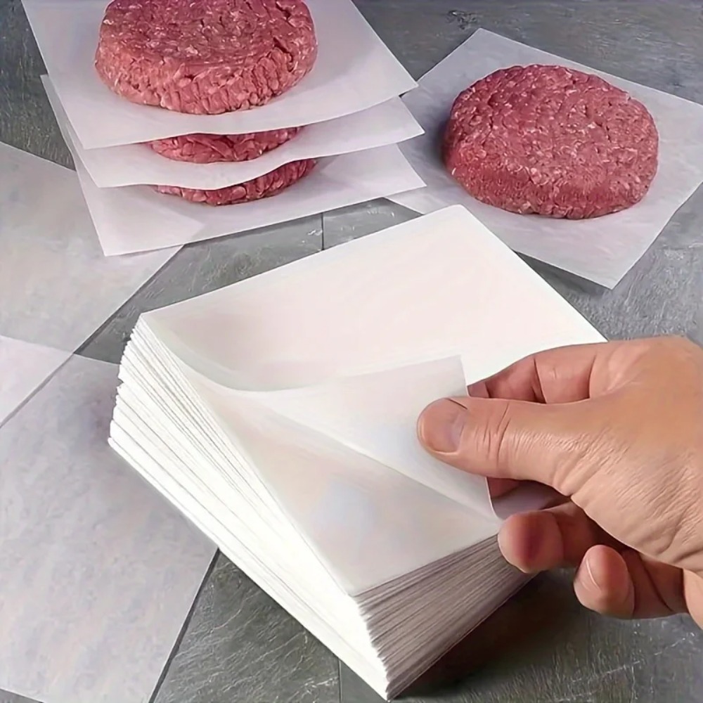Kitchen Baking Paper - 100/200 두꺼운 논스틱 오븐용 종이-햄버거, 쿠키,