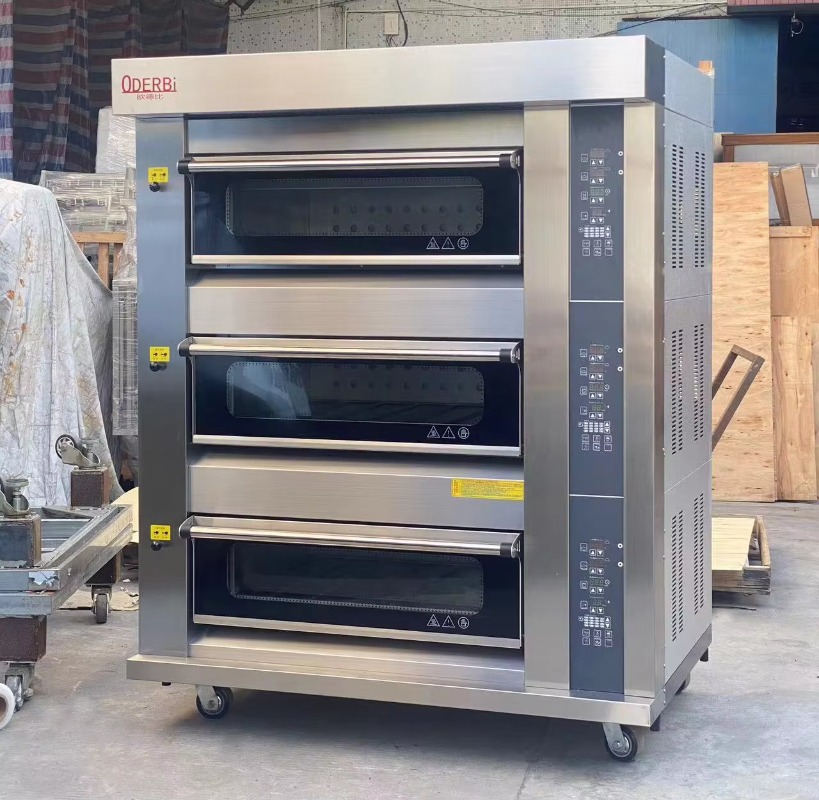 Commercial Kitchen For Baking - 맞춤형 상업용 3단 6트레이 가스 오븐