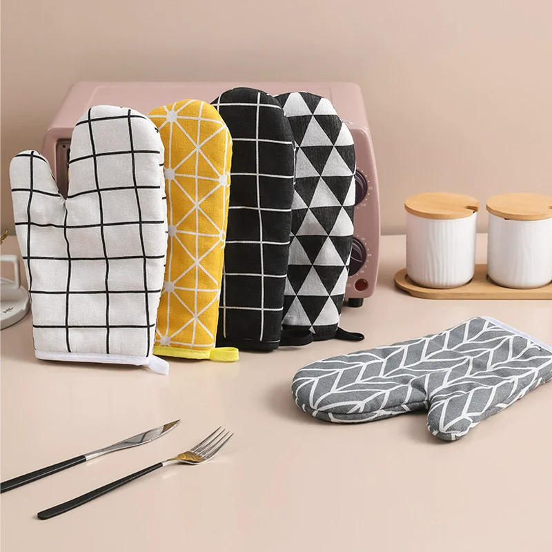 Kitchen Baking Gloves - 2Pcs 단열 장갑 내열성 전자 레인지