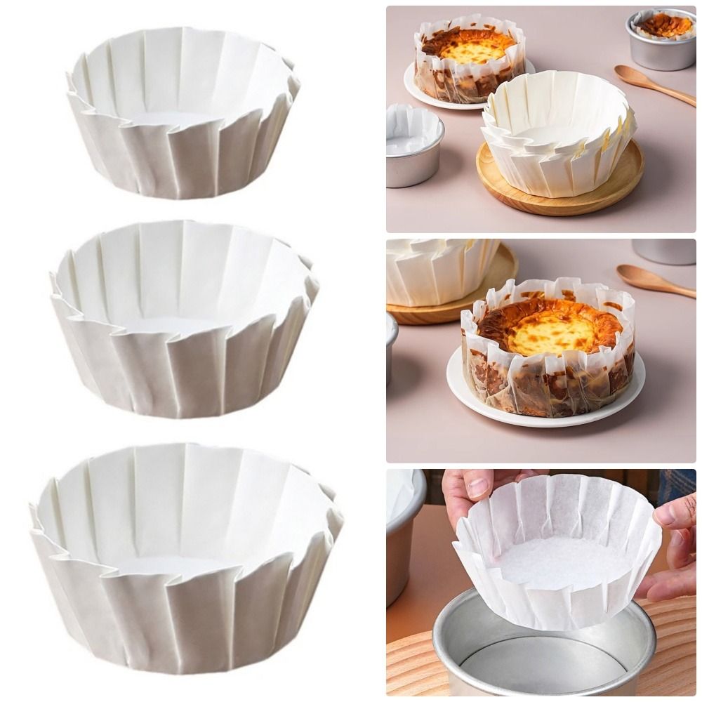 Kitchen Baking Sheets - 접이식 컵케이크 라이너 베이킹 컵, 바스크