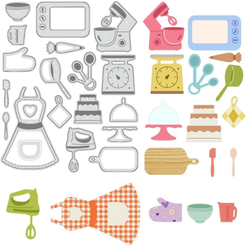 Kitchen Baking Gloves - 1pcs 베이킹 도구 커팅 다이 주방