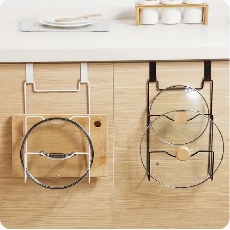 Kitchen Baking Pan Organizer - 찬장 문 커팅 보드 스토리지 선반
