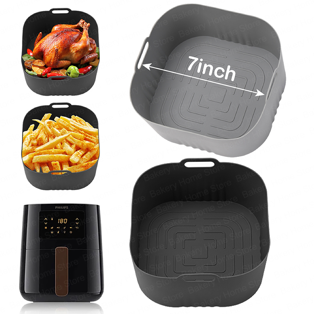 Philips Air Fryer Hd9252 - 필립스 HD9252/HD9200/HD9255용 사각 에어프라이어 실리콘 라이너