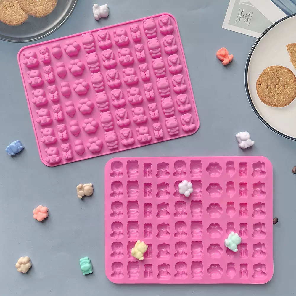 7개의 캔디 실리콘 몰드와 2개의 드롭퍼 세트, 캔디  - Kitchen Baking Trays 리뷰 및 가격