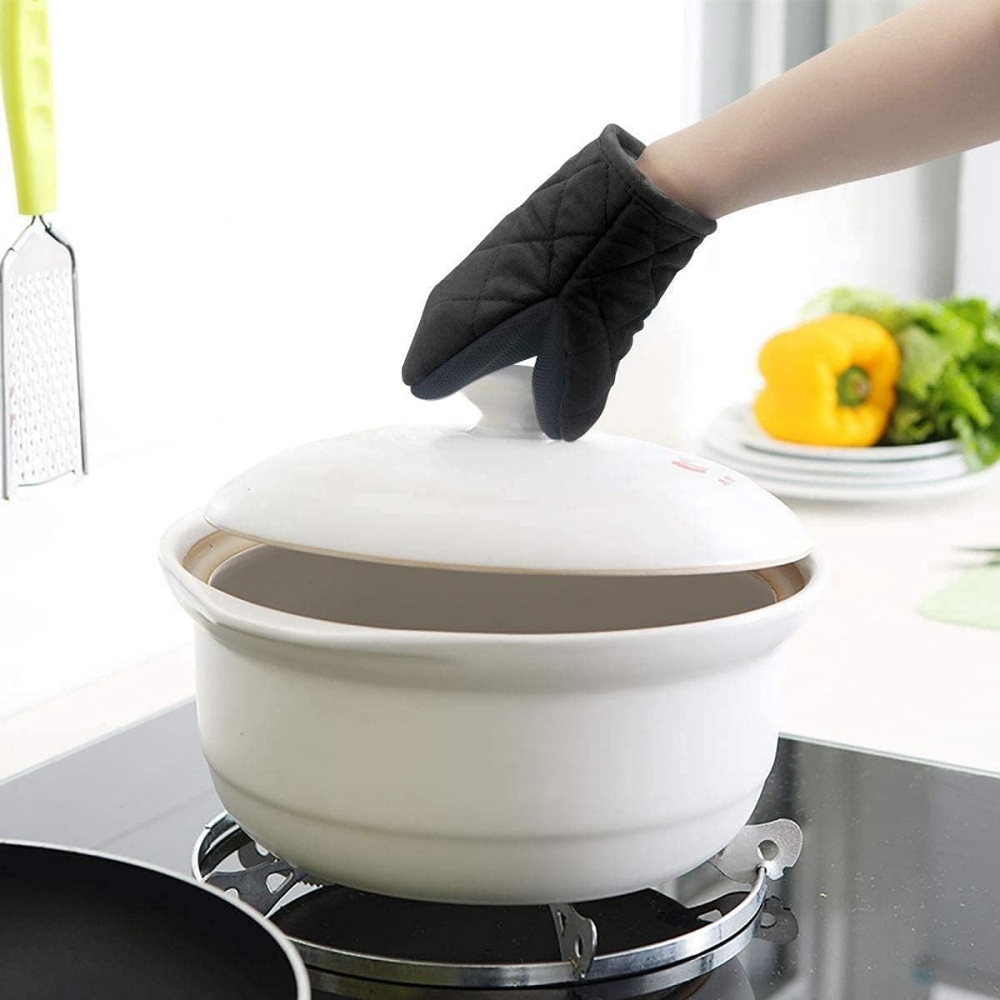 오븐 미트 500 ° 내열 오븐 장갑, 미끄럼 방지 그 - Kitchen Baking Gloves 리뷰 및 가격