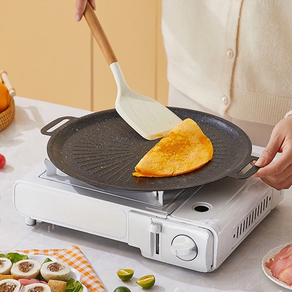 34CM 야외 바베큐 그릴 팬 논스틱 베이킹 트레이 한 - Kitchen Baking Trays 리뷰 및 가격