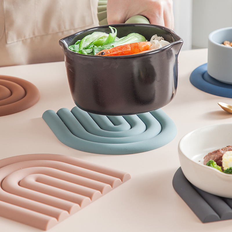 레인보우 실리콘 테이블 매트 코스터 주방용 다기능 냄비 - Kitchen Baking Pan Organizer 리뷰 및 가격