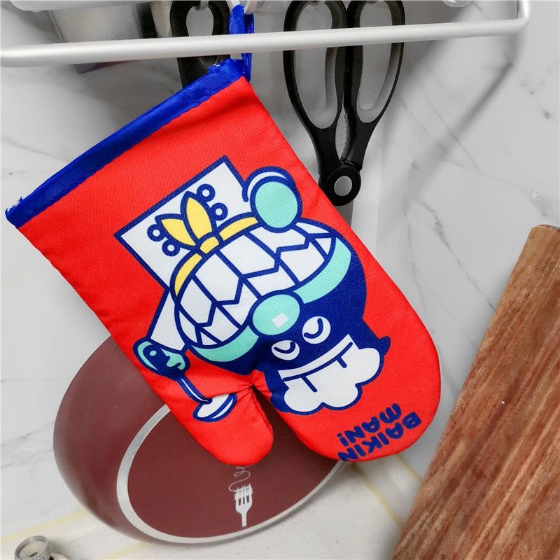 Anpanman 단열 장갑 귀여운 만화 스탬프 패턴 내 - Kitchen Baking Gloves 리뷰 및 가격