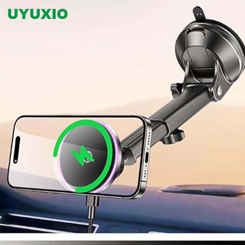 UYUXIO 15W 고속 무선 마그네틱 차량용 충전기  - Cooling Rack Wire 리뷰 및 가격