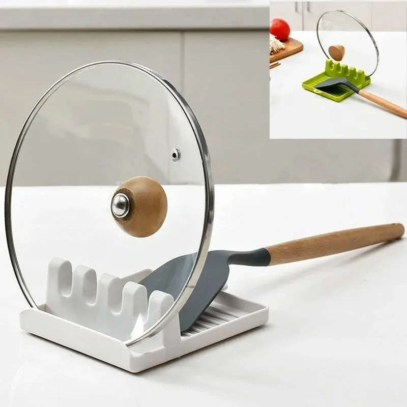 팬 뚜껑 홀더는 숟가락 냄비 커버를 지원합니다 주방 편 - Kitchen Baking Pan Organizer 리뷰 및 가격