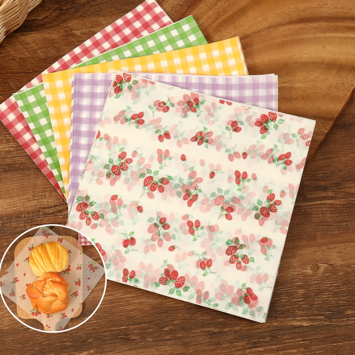 빵 샌드위치 버거 감자 튀김, 식품 등급 왁스 종이 베 - Kitchen Baking Paper 리뷰 및 가격