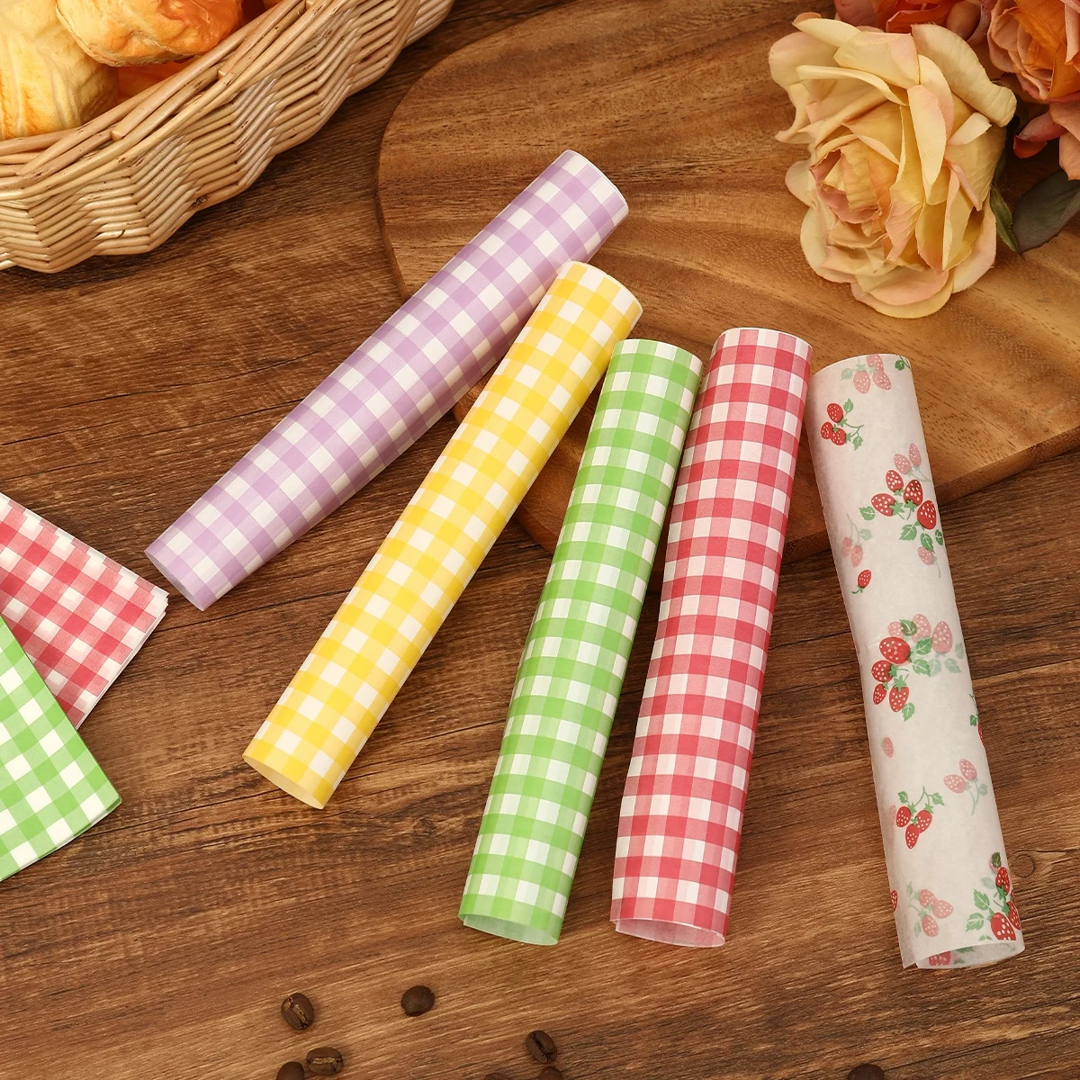 빵 샌드위치 버거 감자 튀김, 식품 등급 왁스 종이 베 - Kitchen Baking Paper 리뷰 및 가격