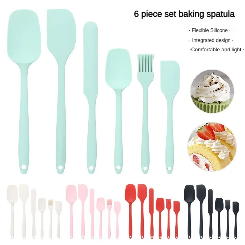 6종 귀여운 주방 도구 세트, 실리콘 주걱 세트(베이킹 - Kitchen Baking Brush 리뷰 및 가격