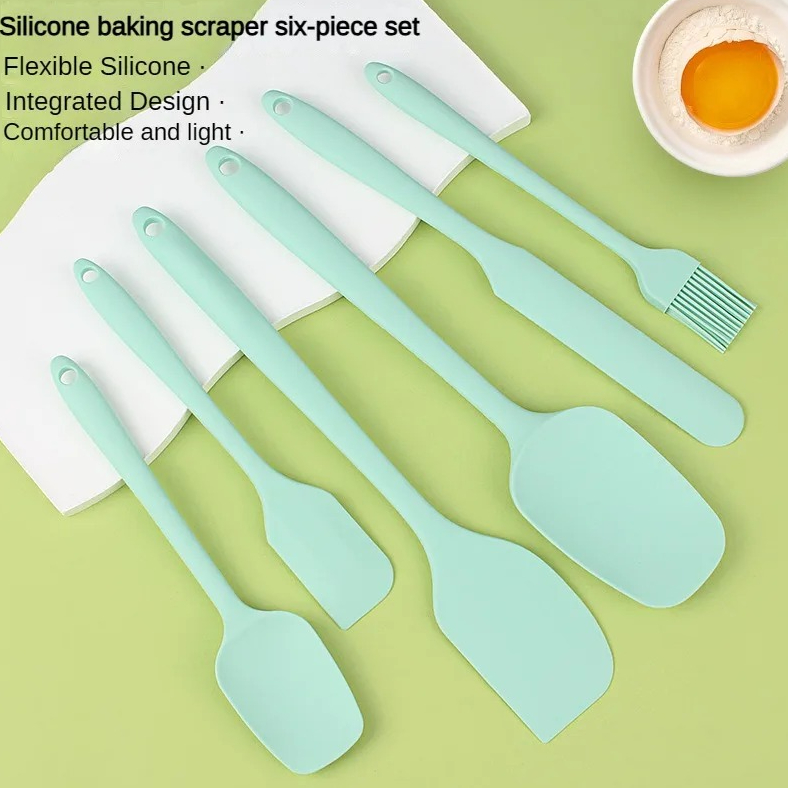 6종 귀여운 주방 도구 세트, 실리콘 주걱 세트(베이킹 - Kitchen Baking Brush 리뷰 및 가격
