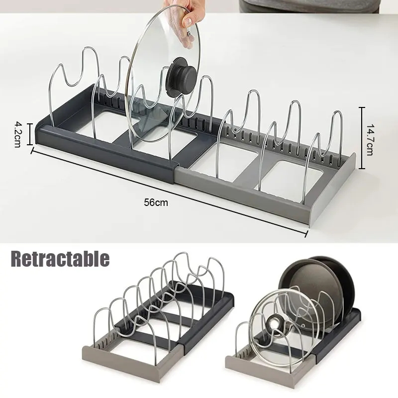 확장형 스테인리스 스틸 보관 랙, 주방 캐비닛 거치대, - Kitchen Baking Pan Organizer 리뷰 및 가격