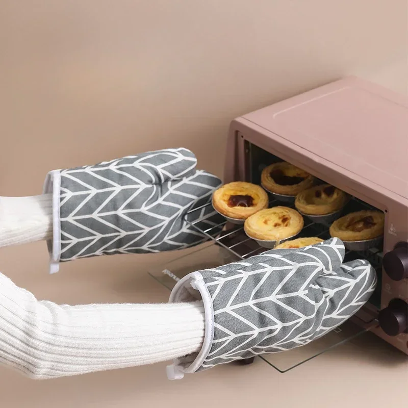 2Pcs 단열 장갑 내열성 전자 레인지 장갑 고온 방지 - Kitchen Baking Gloves 리뷰 및 가격