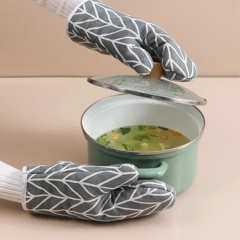 2Pcs 단열 장갑 내열성 전자 레인지 장갑 고온 방지 - Kitchen Baking Gloves 리뷰 및 가격