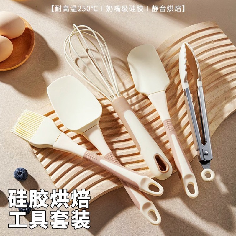 5종 실리콘 베이킹 도구 세트 – 주걱, 거품기, 집게 - Kitchen Baking Brush 리뷰 및 가격