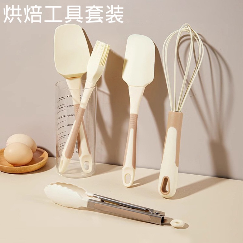 5종 실리콘 베이킹 도구 세트 – 주걱, 거품기, 집게 - Kitchen Baking Brush 리뷰 및 가격