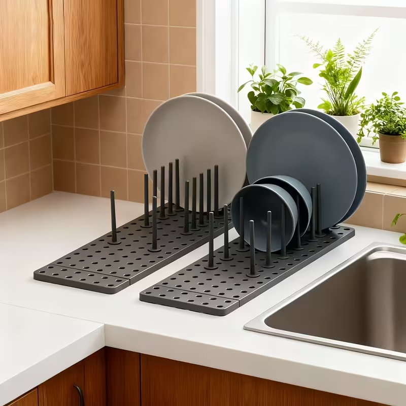 다용도 주방 서랍 수납 랙, 접시, 컵, 팬 및 냄비  - Kitchen Baking Pan Organizer 리뷰 및 가격