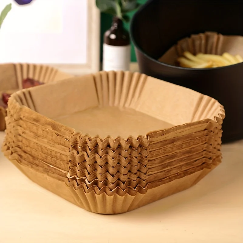 30/50 팩 에어 프라이어 종이 사각 실리콘 종이 베 - Kitchen Baking Paper 리뷰 및 가격