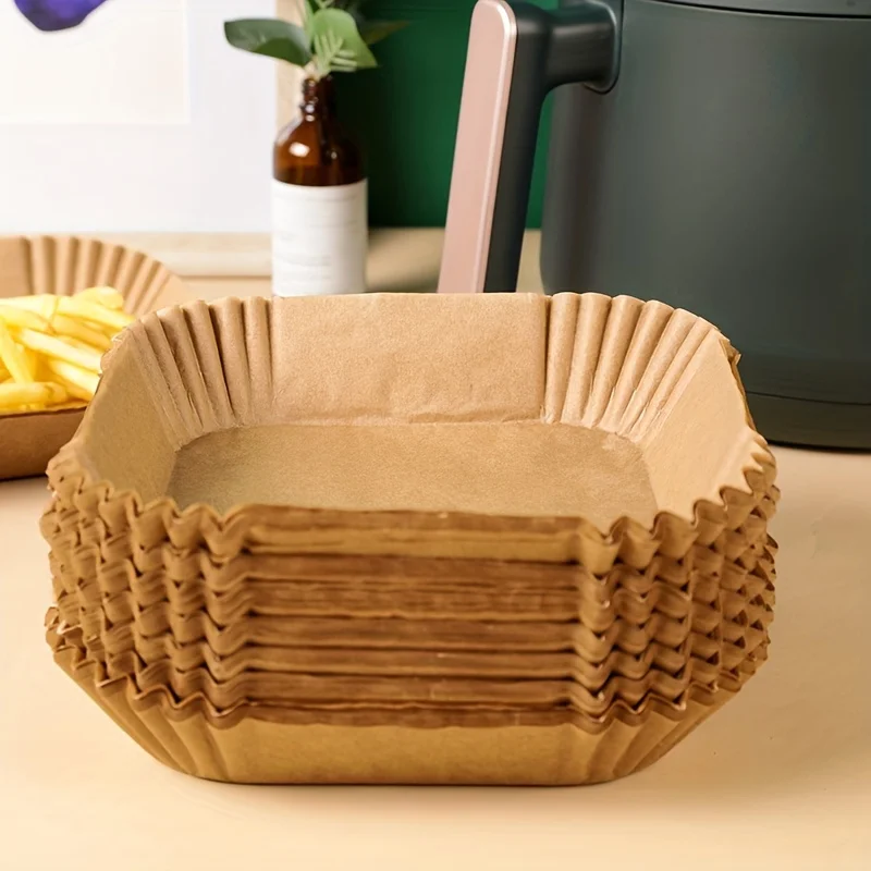 30/50 팩 에어 프라이어 종이 사각 실리콘 종이 베 - Kitchen Baking Paper 리뷰 및 가격
