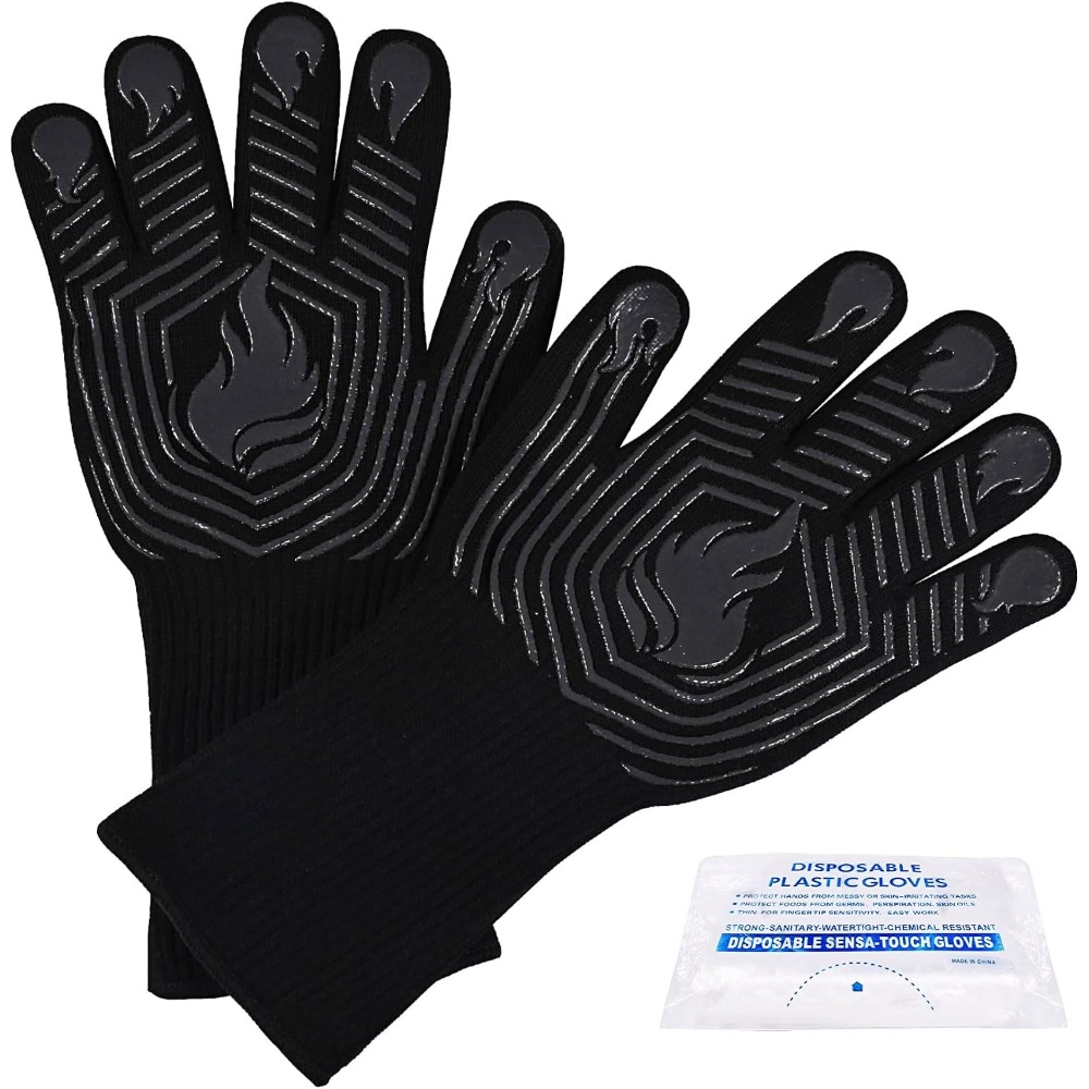 바베큐 장갑, 1472 ° F 내열 장갑, 내화 장갑, - Kitchen Baking Gloves 리뷰 및 가격